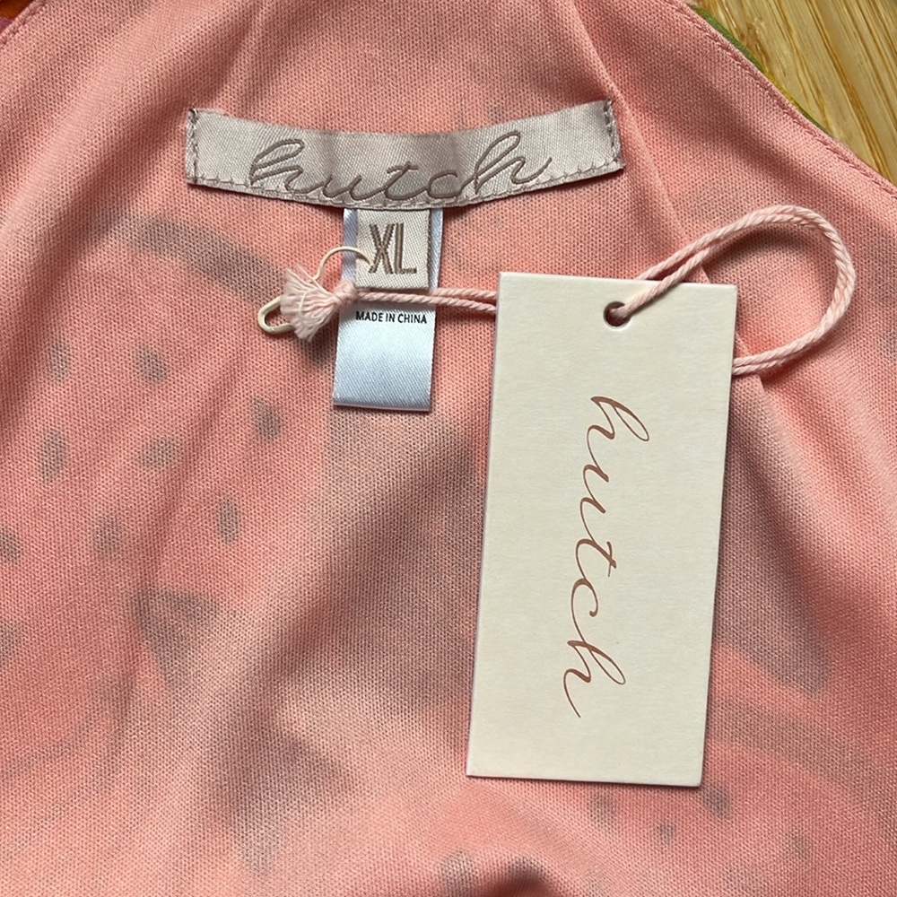 Hutch Yellow and Pink High Low Dress - Picture 2 of 12